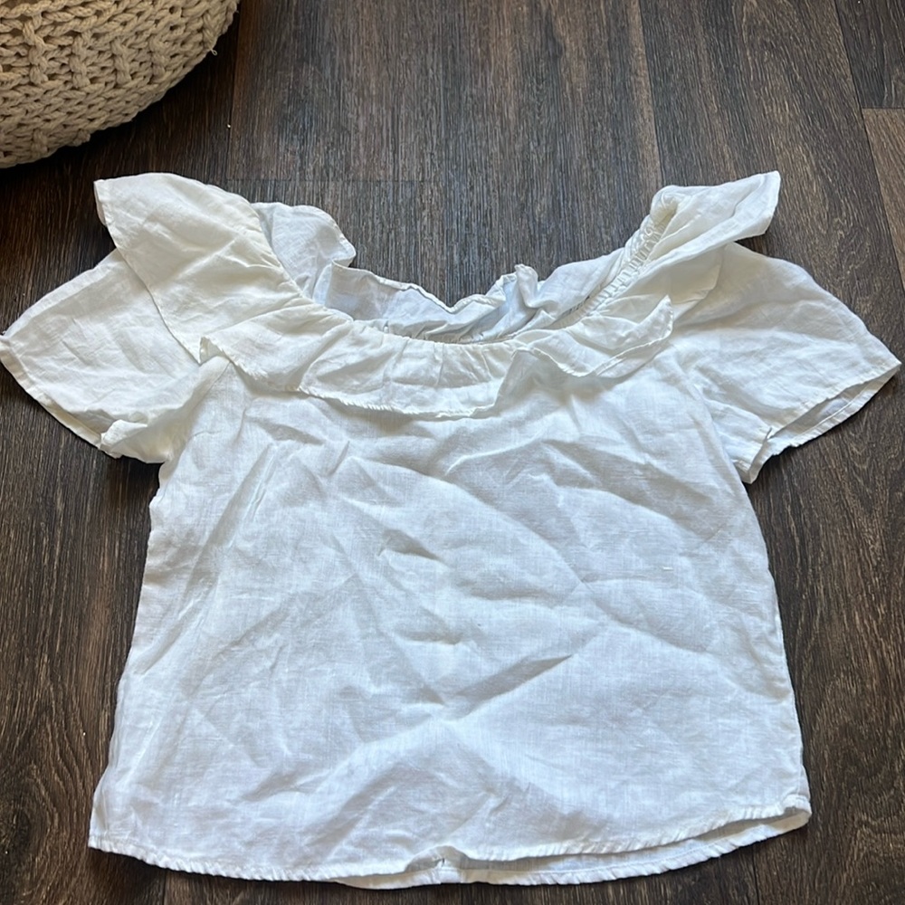 White Off The Shoulder Top